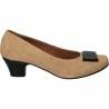 Pantofi din piele, eleganti, femei, maro