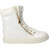 Ghete Femei, piele ecologica, casual, alb