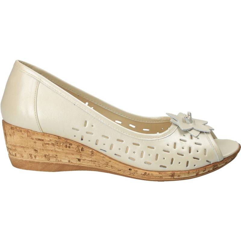 Pantofi Femei, piele, casual, bej  MOM13110BE.RS-59