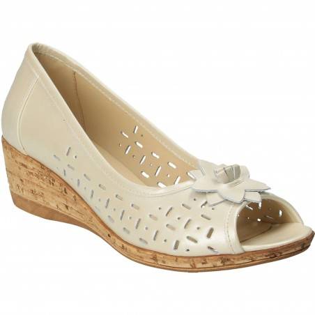 Pantofi Femei, piele, casual, bej  MOM13110BE.RS-59