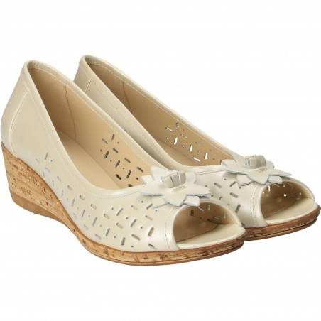 Pantofi Femei, piele, casual, bej  MOM13110BE.RS-59