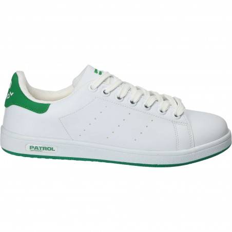 Pantofi sport pentru barbati, Patrol, alb cu verde