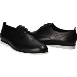 Pantofi Barbati, piele, casual, negru