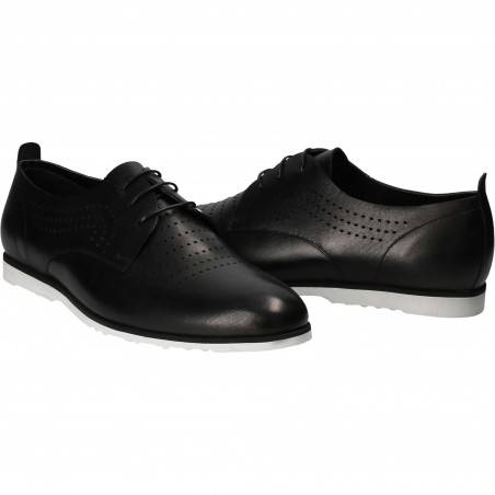 Pantofi Barbati, piele, casual, negru