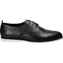 Pantofi Barbati, piele, casual, negru