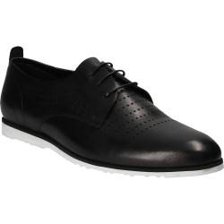 Pantofi Barbati, piele, casual, negru