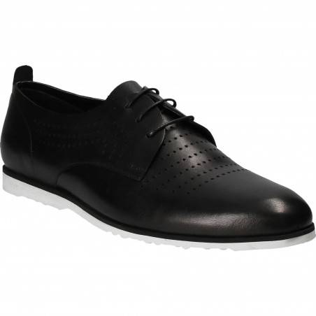 Pantofi Barbati, piele, casual, negru
