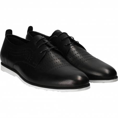 Pantofi Barbati, piele, casual, negru