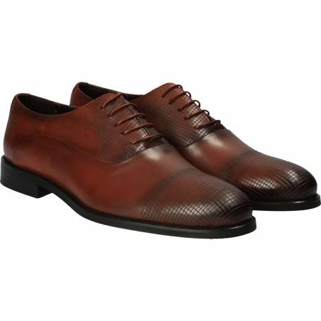 Pantofi din piele, eleganti, barbati, maro