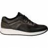 Pantofi Barbati Casual Piele Negru cu Gri