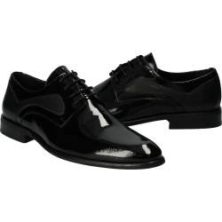 Pantofi din piele, eleganti, barbati, negru