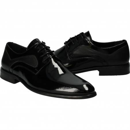 Pantofi din piele, eleganti, barbati, negru