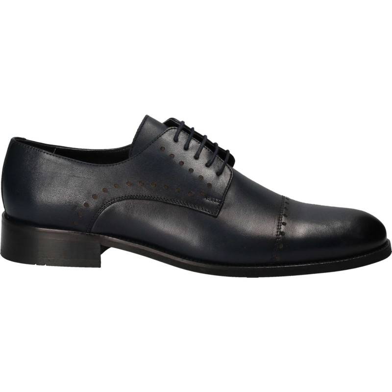 Pantofi din piele, eleganti, barbati, bleumarin Pantofi din piele, eleganti, barbati, bleumarin
