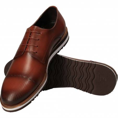 Pantofi din piele, eleganti, barbati, maro