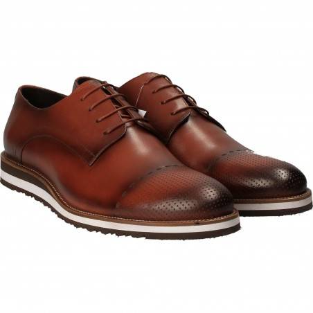 Pantofi din piele, eleganti, barbati, maro