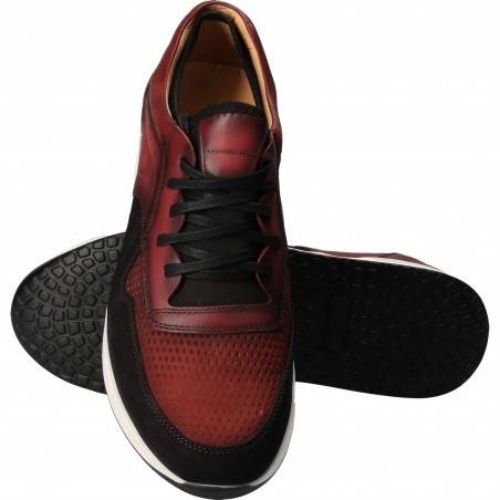 Pantofi Barbati Casual Piele bordeaux