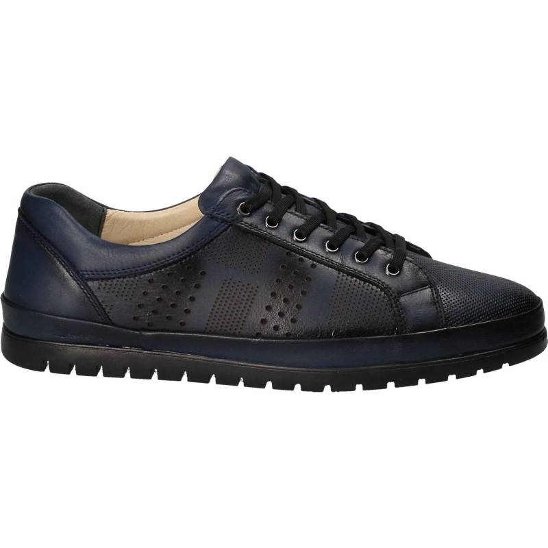 Pantofi barbati piele casual albastru Pantofi barbati piele casual albastru