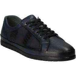 Pantofi barbati piele casual albastru