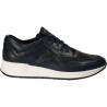 Pantofi Barbati Casual Piele Albastru cu Negru