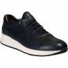 Pantofi Barbati Casual Piele Albastru cu Negru