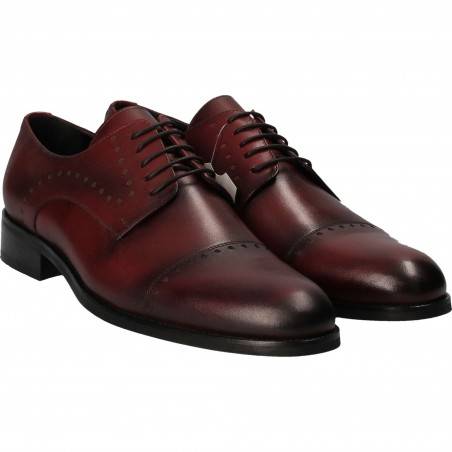 Pantofi din piele, eleganti, barbati, bordeaux