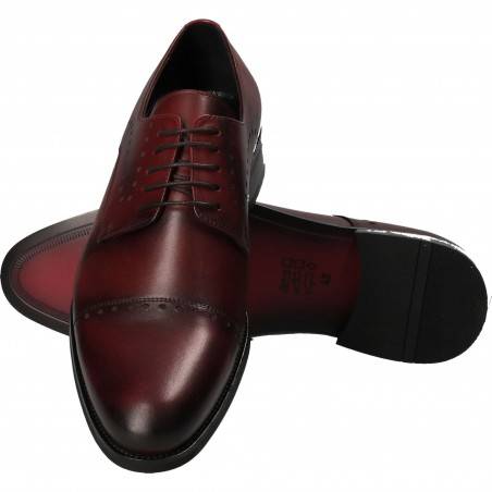 Pantofi din piele, eleganti, barbati, bordeaux