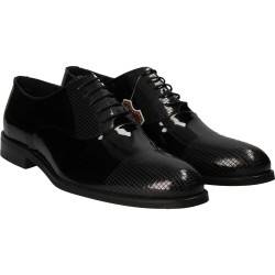 Pantofi din piele, eleganti, barbati, negru