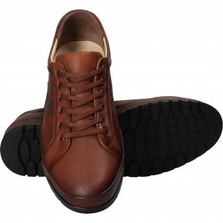 Pantofi Barbati, piele, casual, maro