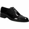 Pantofi din piele, eleganti, barbati, lac negru