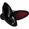 Pantofi din piele, eleganti, barbati, lac negru