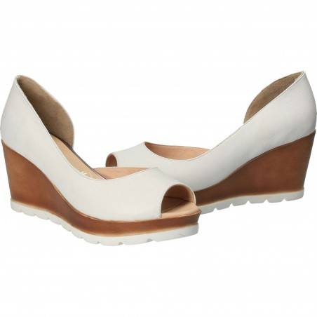 Pantofi Femei, piele, elegant, alb
