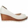 Pantofi Femei, piele, elegant, alb