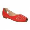 Pantofi Femei, piele, casual, rosu