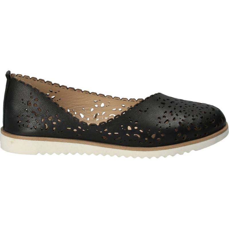 Pantofi Femei, piele, casual, negru Pantofi Femei, piele, casual, negru