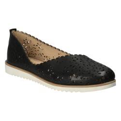 Pantofi Femei, piele, casual, negru