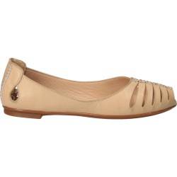 Pantofi Femei, piele, casual, bej