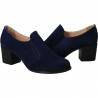 Pantofi din velur, eleganti, femei, albastru