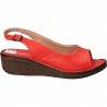 Sandale Femei, elegant, piele, rosu