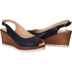 Sandale Elegante Femei Piele Albastru
