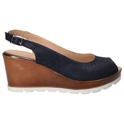 Sandale Elegante Femei Piele Albastru