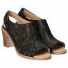 Sandale Elegante Femei Piele Negru VGT17645-1N-281