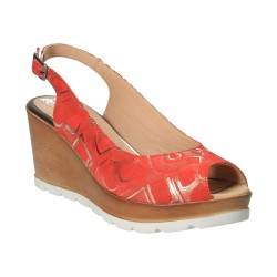 Sandale Femei, elegant, piele, rosu VGT66146-4R-281