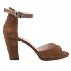 Pantofi femei decupati maro VGT0341204ZM
