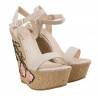 Sandale dama casual bej marca Fly For VGFFL1368-YS6BE.MS
