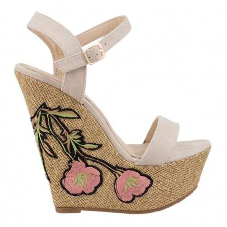 Sandale dama casual bej marca Fly For VGFFL1368-YS6BE.MS