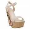 Sandale dama casual bej marca Fly For VGFFL1368-YS6BE.MS