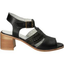 Sandale Femei Piele negre VGT43-LN