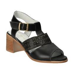 Sandale Femei Piele negre VGT43-LN
