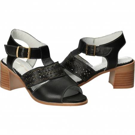 Sandale Femei Piele negre VGT43-LN
