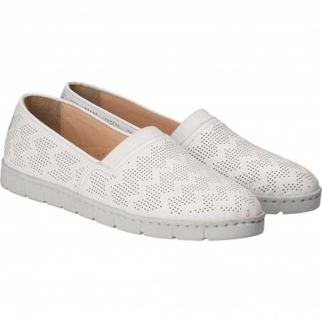 Espadrile Femei piele albi